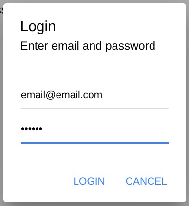 Ionic button