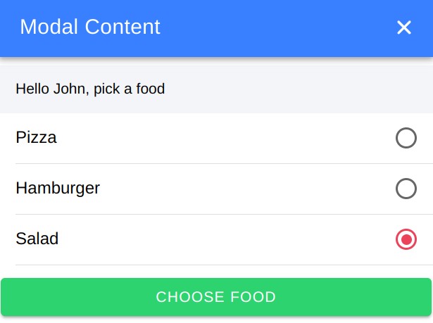 Ionic button