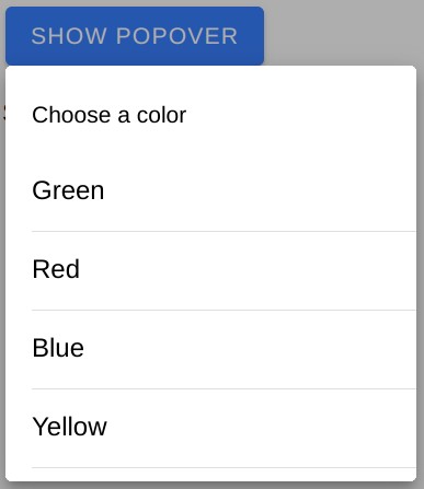 Ionic button